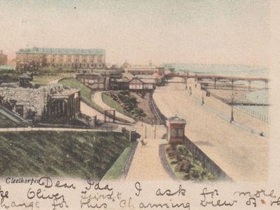 Vintage postcard: Cleethorpes, UK, 1903