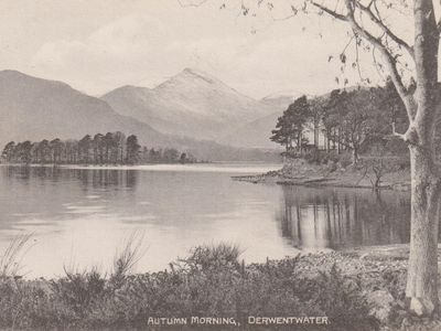 Vintage postcard: Derwent Water, UK