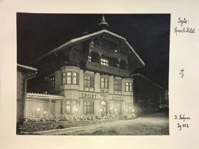 Vintage postcard: Igls Sport Hotel, Austria, 1960