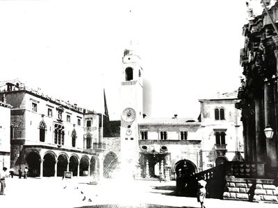 Vintage postcard: Dubrovnik, Dubrovnik, present day Croatia, 1960