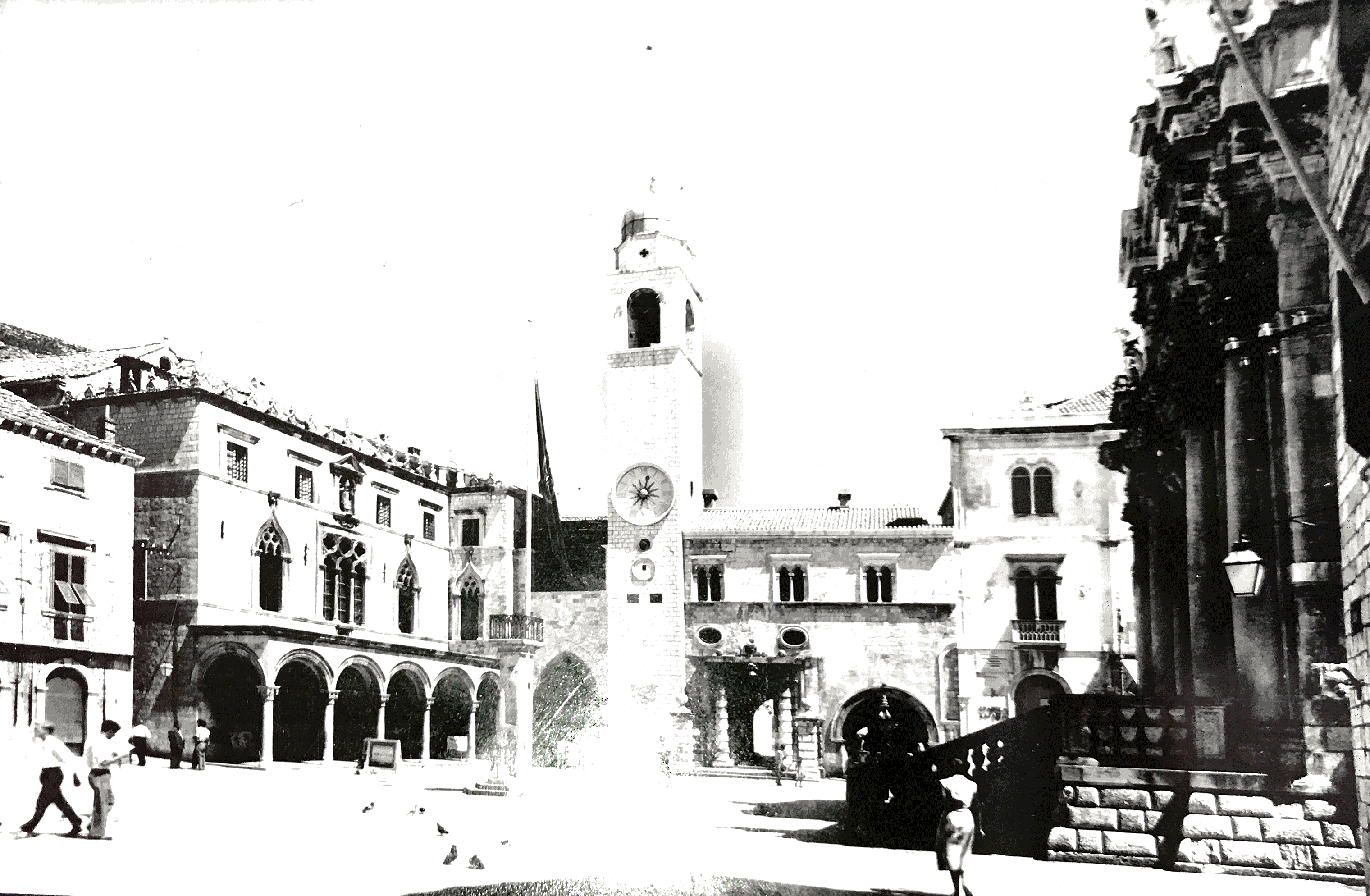 Vintage postcard: Dubrovnik, Dubrovnik, present day Croatia, 1960