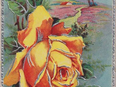 Vintage postcard: Happy Birthday, UK
