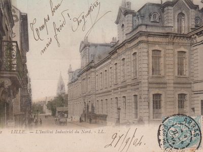 Vintage postcard: Lille, France