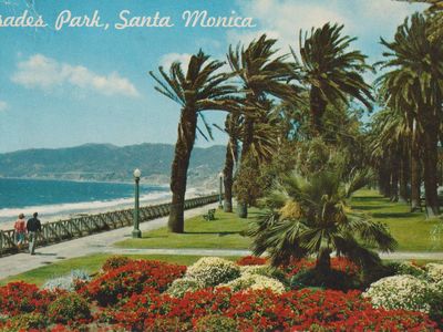 Vintage postcard: Santa Monica, USA, 1962