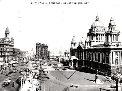 Vintage postcard: Belfast, Belfast, UK, 1957