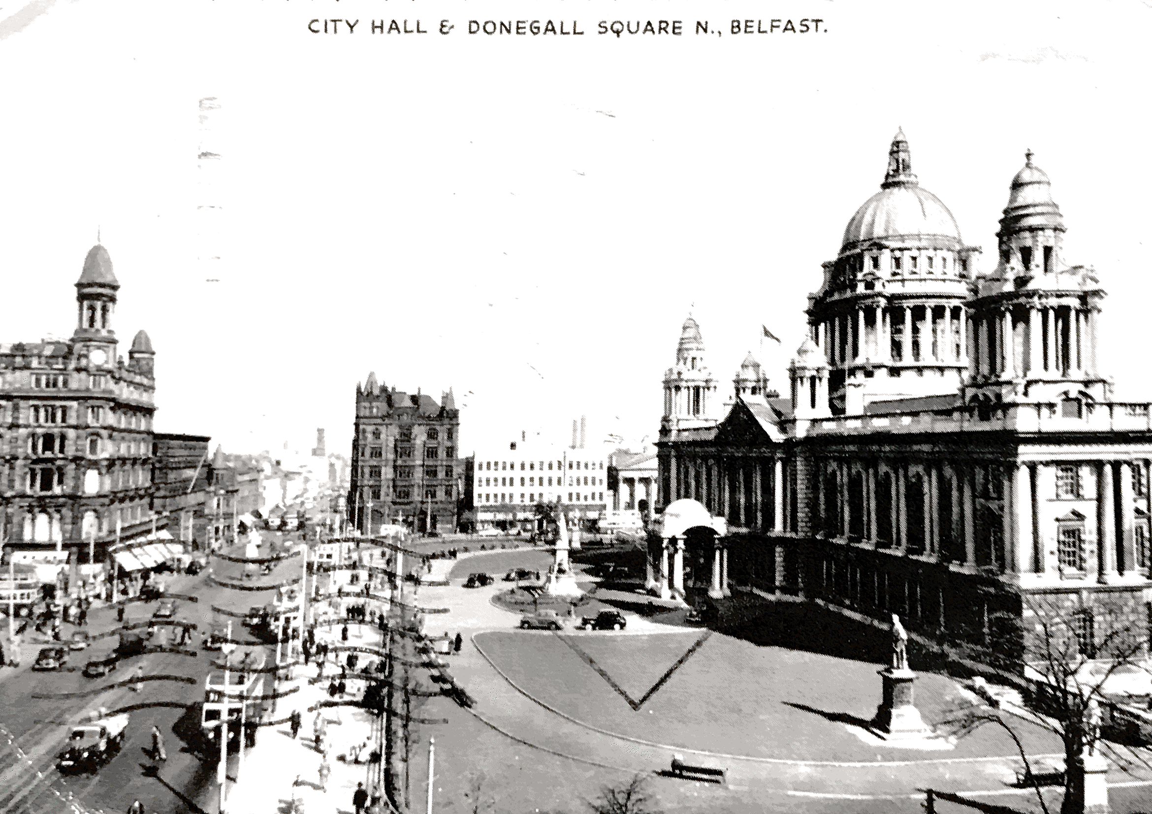 Vintage postcard: Belfast, Belfast, UK, 1957