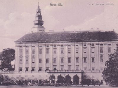 Vintage postcard: Kromeriz, Germany