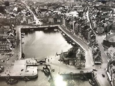 Vintage postcard: Honfleur, France