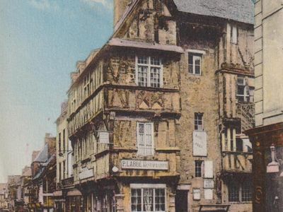 Vintage postcard: Bayeaux, France, 1931