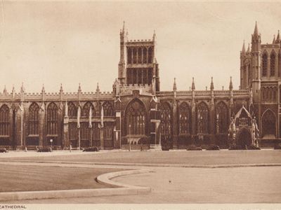 Vintage postcard: Bristol Cathedral, UK