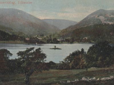 Vintage postcard: Glenridding, Lake District, UK