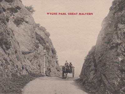 Vintage postcard: Great Malvern, UK