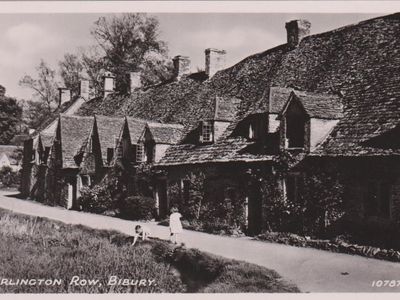 Vintage postcard: Bibury, UK