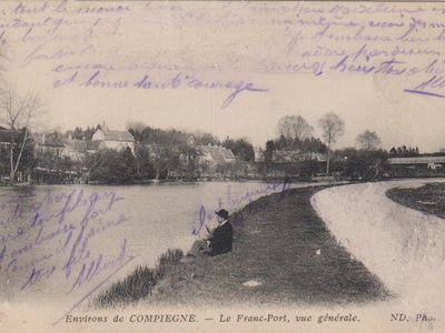 Vintage postcard: Compiegne, France