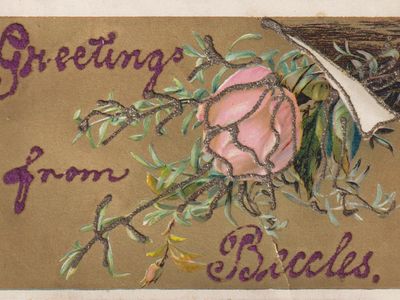 Vintage postcard: Beccles, UK