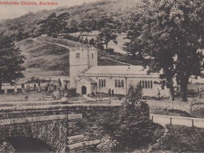 Vintage postcard: Buckden, UK, 1910