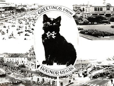 Vintage postcard: Greetings from Bognor Regis, Bognor Regis, UK, 1960