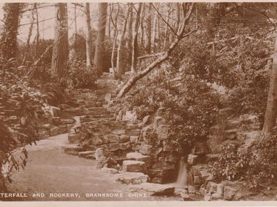Vintage postcard: Branksome Chine, UK, 1932
