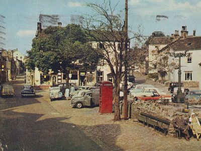 Vintage postcard: Grassington, Yorkshire, UK, 1966
