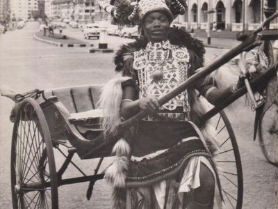 Vintage postcard: Durban, South Africe