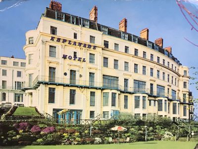 Vintage postcard: Esplanade Hotel, Scarborough, UK, 1969