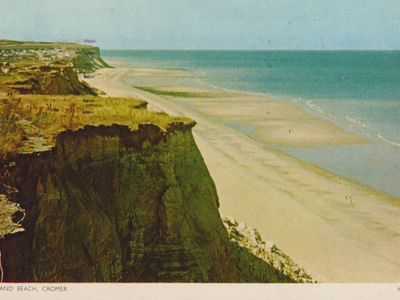 Vintage postcard: Cromer, Norfolk, UK, 1953