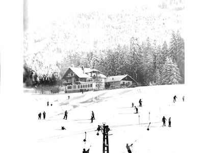 Vintage postcard: Igls Skilift, Austria, 1960