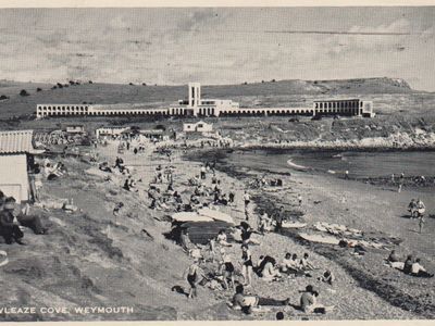 Vintage postcard: Weymouth, UK, 1958