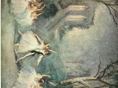 Vintage postcard: Medici Ballet, 1957
