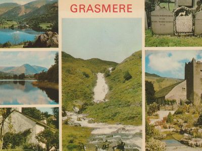 Vintage postcard: Grasmere, UK